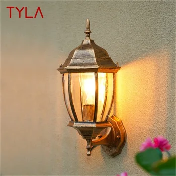 Классический Напольный Настенный Светильник TYLA Водонепроницаемый IP65 Ретро-Бра, Декоративное Освещение для Домашнего Крыльца