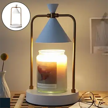 Мини-настольная лампа для плавления ароматического воска с регулируемой яркостью, Прикроватная тумбочка для спальни, Романтическая Ароматерапевтическая свеча-светильник