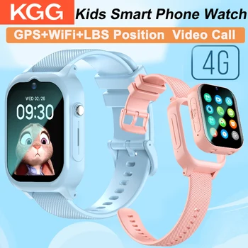 Детские смарт-часы 4G, GPS, Wi-Fi, Видеозвонок SOS, детские умные часы, камера, монитор, трекер, телефонные часы, подарок для мальчиков и девочек