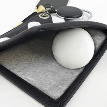 Мяч для гольфа Корейская сумка для чистки с подвесной пряжкой Портативное Двустороннее полотенце для вытирания клюшки для гольфа Аксессуары для гольфа