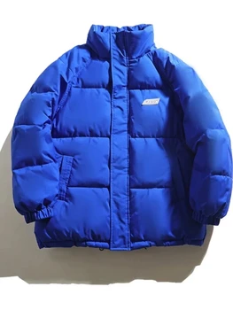 Зимнее пальто с пузырями, женские хлопчатобумажные куртки Clein Blue на пуху, Новинка 2023 года, Повседневные парки с хлопковой подкладкой, теплая верхняя одежда