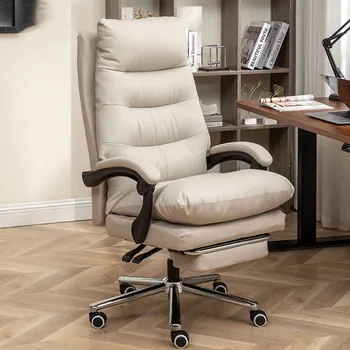 Роскошное офисное кресло с откидной спинкой Nordic Lounge на колесиках, офисное кресло Lazyboy Silla De Oficina Мебель для спальни HDH