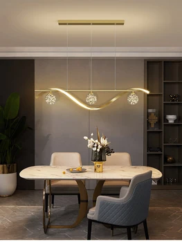 Современная светодиодная люстра для гостиной, столовой, Стеклянный шар, кухонная лампа, Освещение для домашнего декора, Новинка, подвесные светильники Nordic LED