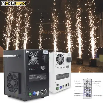 MOKA SFX DMX 512 И дистанционный порошковый фейерверк холодного пламени, электронная Мини-искровая машина для сценических мероприятий, шоу