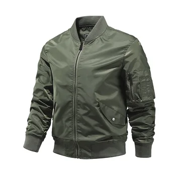Осенняя куртка-бомбер для мужчин, военная летная куртка, Университетская бейсбольная куртка, мужская ветровка, мужская одежда 2023 MA1
